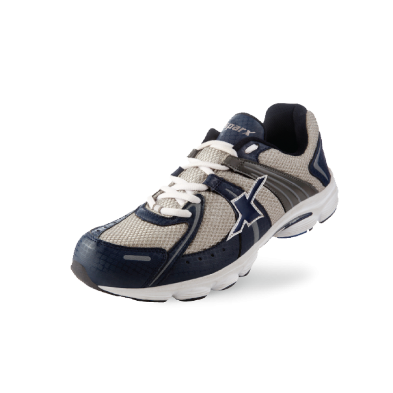 Sparx Blue And Grey Shoes SM 164