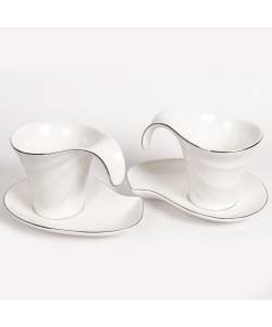 6 pcs Elegant cup and saucer set