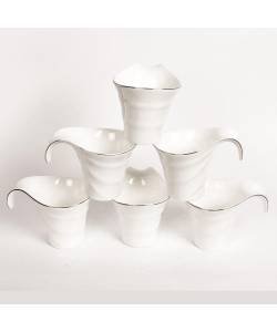 6 pcs Elegant cup and saucer set