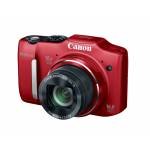 CANON POWER SHOT  SX160 IS POINT & SHOOT (RED)