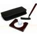 Collapsible Golf Putter in Leatherette Case