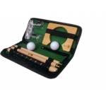 EXECUTIVE COLLAPSIBLE PUTTING  SET IN SMART LEATHER POUCH