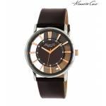 Kenneth Cole Analog Watch - For Men (Brown)