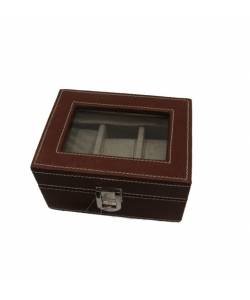 KOSHER LEATHER  WATCH HOLDER(3WATCHES)  KWH005