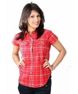 LEVI'S RED-WHITE CHECKERED SHIRT (L68269-0002)