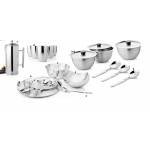 LOSANGE SHUBHAM DINNER SET(SET OF 61 PCS)6 GLASS