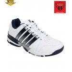 MARCO FERRO MEN  FLIGHT 9 SHOES WHITE & NAVY  00-2