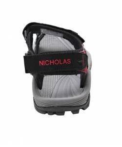 NICHOLAS MEN 'BLACK/RED NS-12 SANDALS