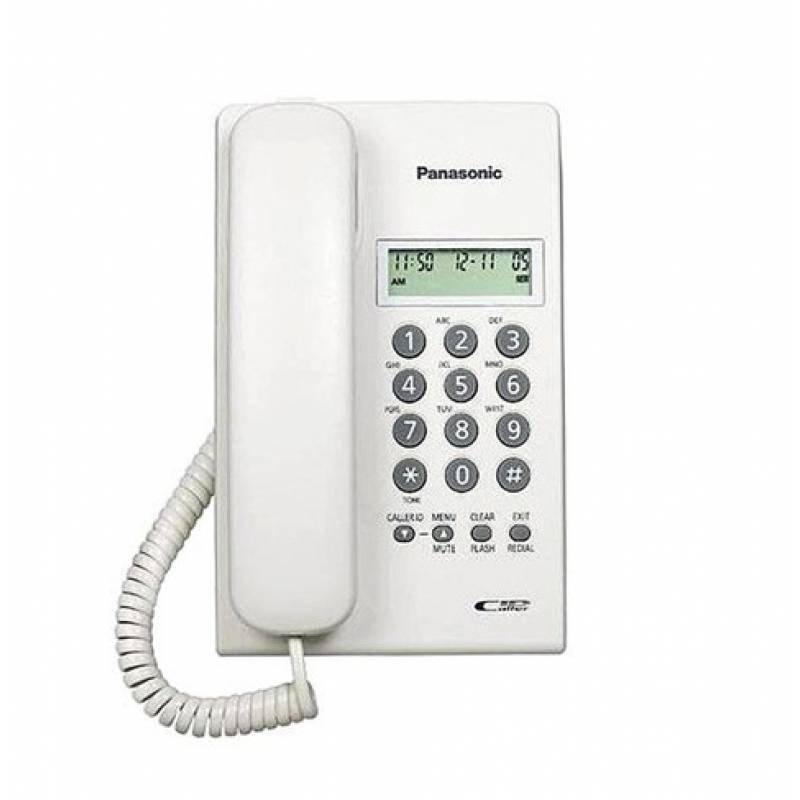 PANASONIC KX-TSC60SXW LANDLINE PHONE  WHITE ( BASIC PHONE)