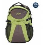 Skybags Chip Laptop Backpack 01 (Green/Grey)