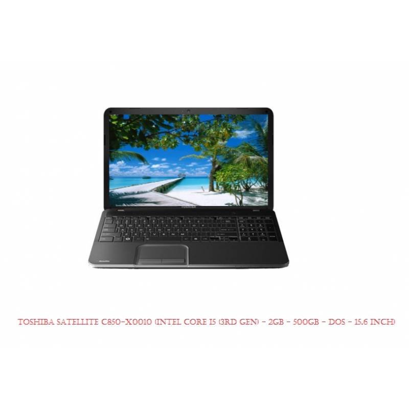 TOSHIBA SATELLITE C850-X0010 LAPTOP (3rd Gen Ci5/ 2GB/ 500GB/ NO